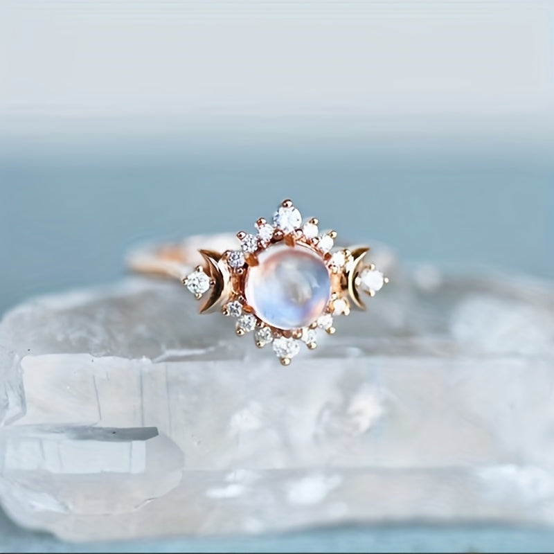 Frances Moonstone Ring