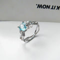 Moonstone ring made of sterling silver