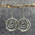 Maze Silver Earrings