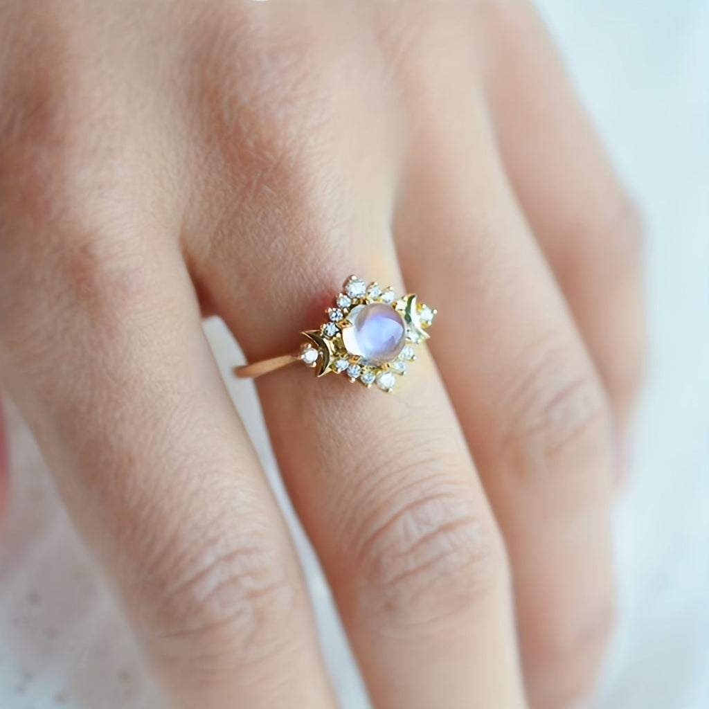 Frances Moonstone Ring