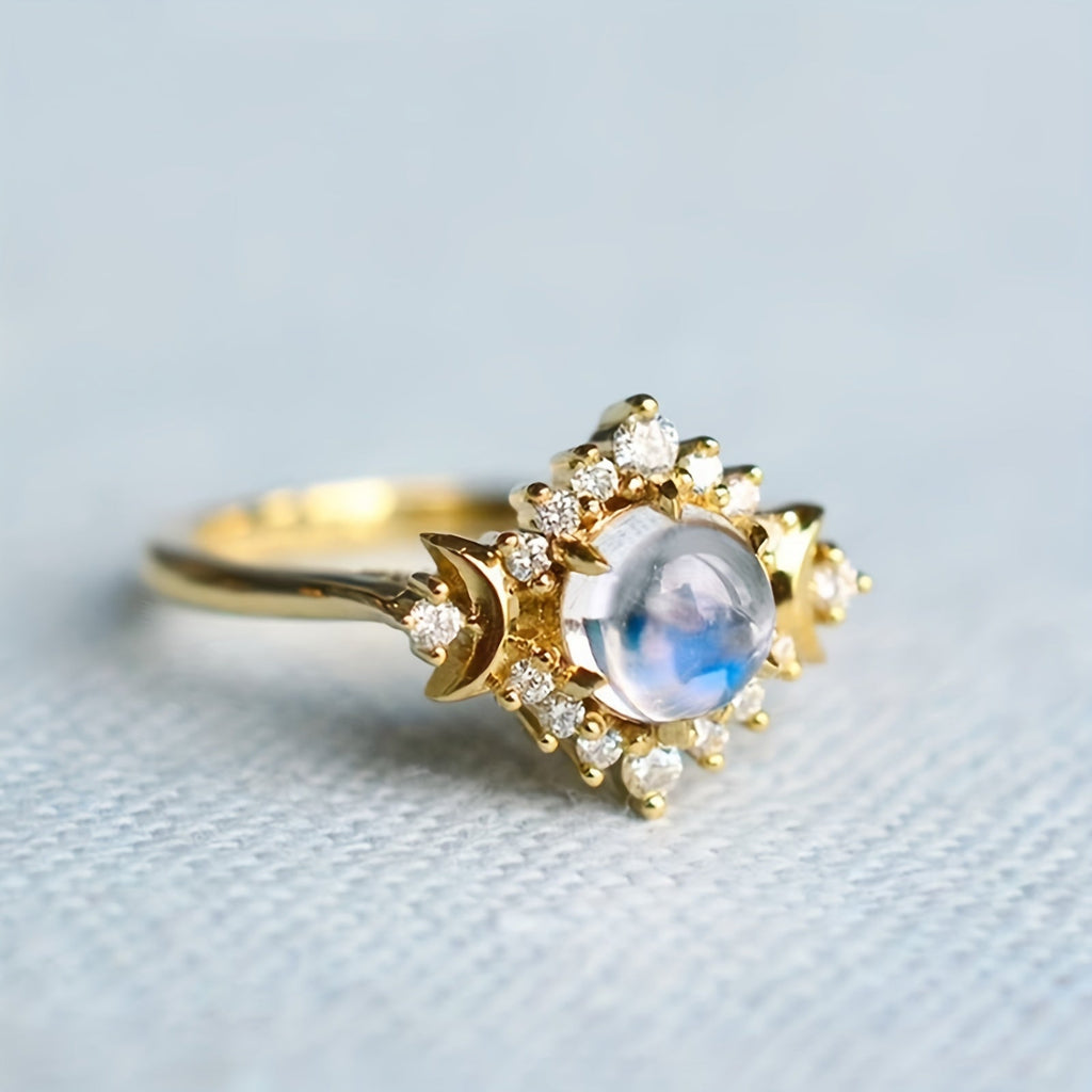 Frances Moonstone Ring