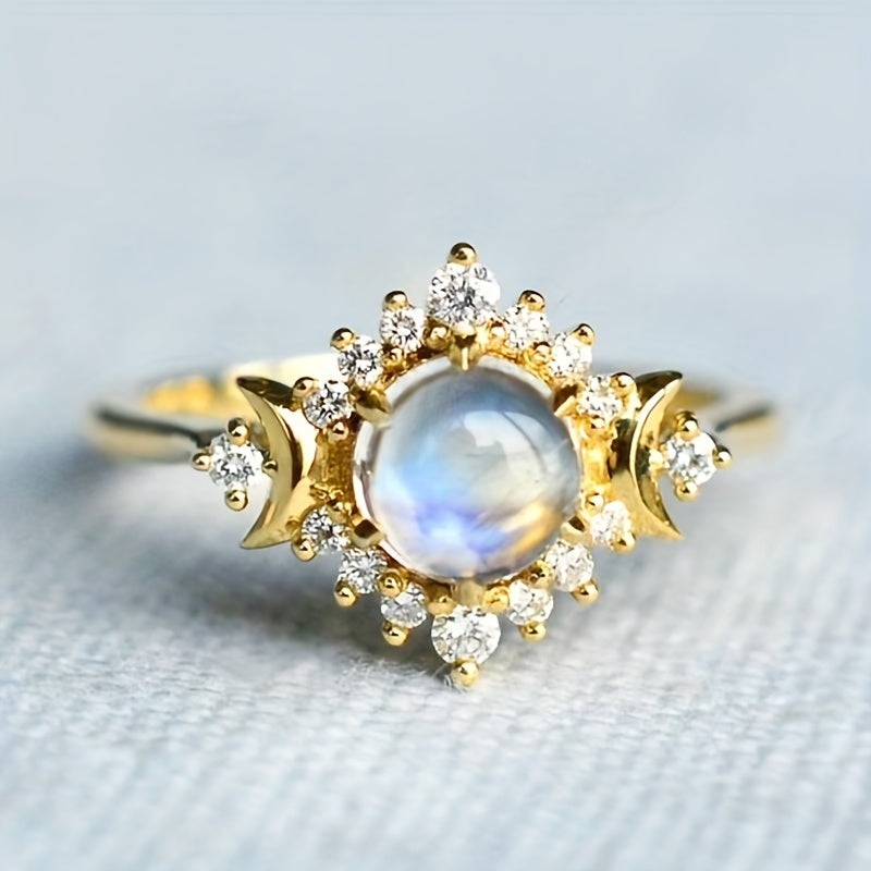 Frances Moonstone Ring
