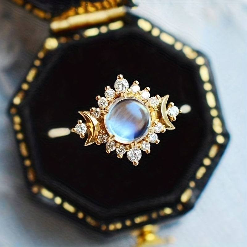 Frances Moonstone Ring