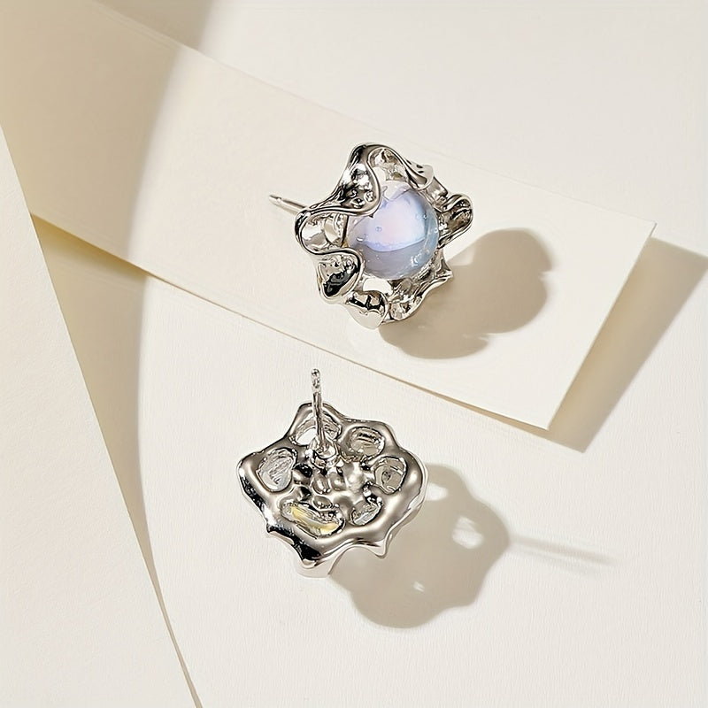Caroline Moonstone Earrings