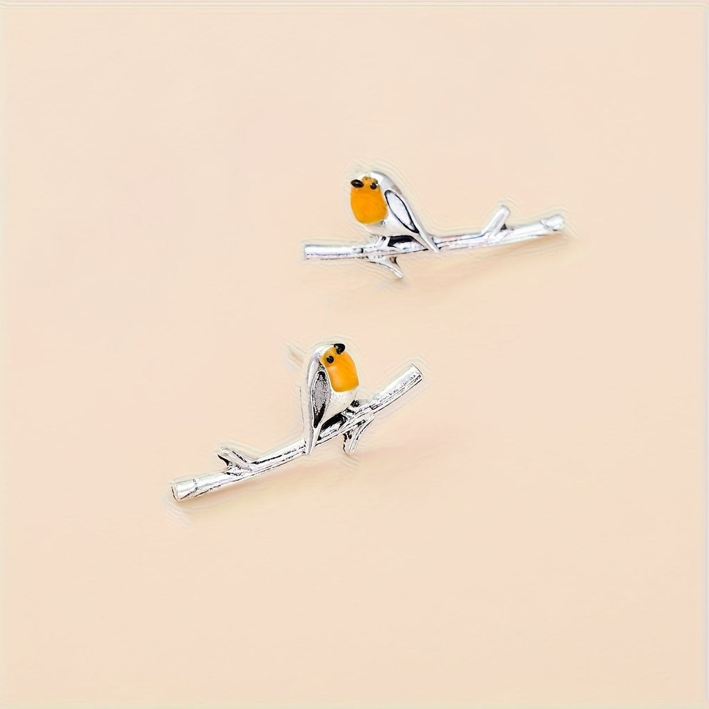 Cartoon Animal Bird Earrings