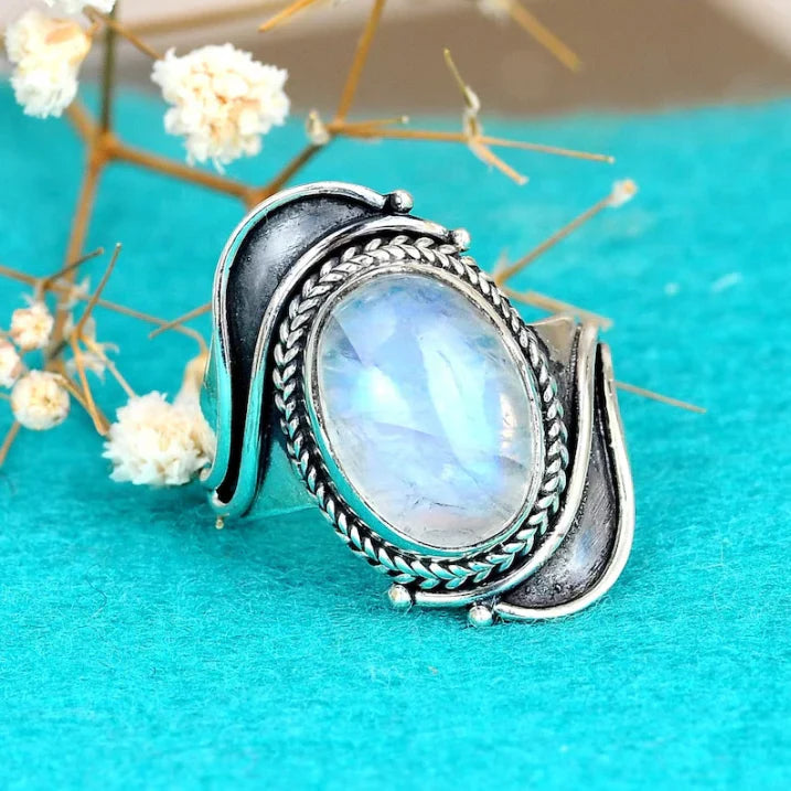 Elizabeth Moonstone Ring