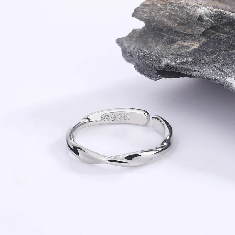 Timeless Sterling Silver Twisted Wire Ring