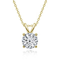 Exclusive Sterling Silver Moissanite Diamond Necklace