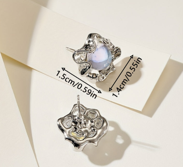 Caroline Moonstone Earrings