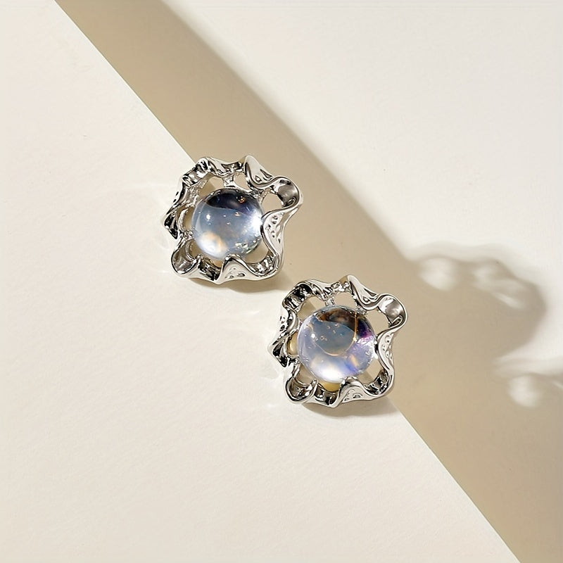 Caroline Moonstone Earrings
